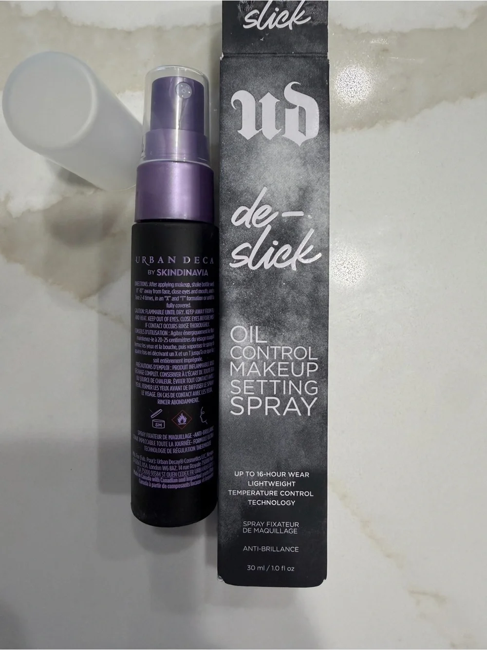 Urban Decay De-Slick Oil Control Makeup Setting Spray - Black